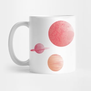 Pink Planets Mug